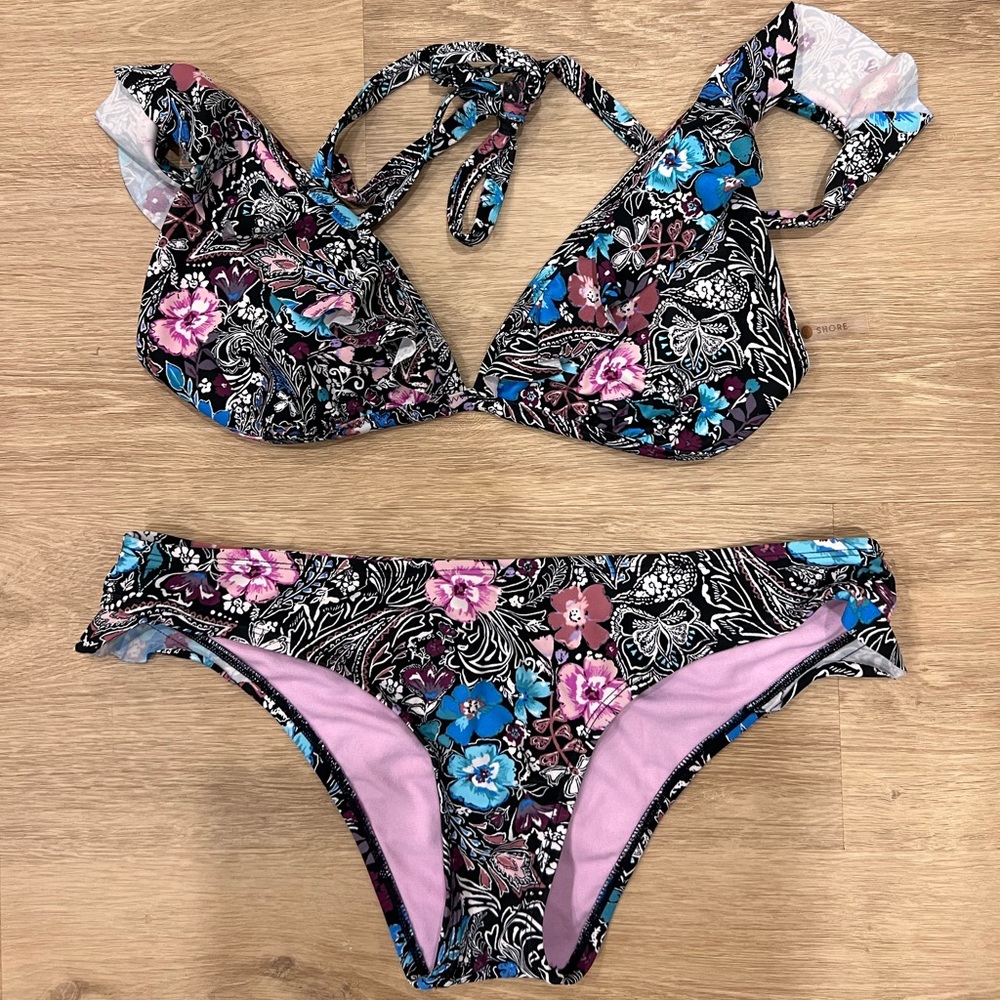 SHADE & SHORE Cute floral bikini (size M)